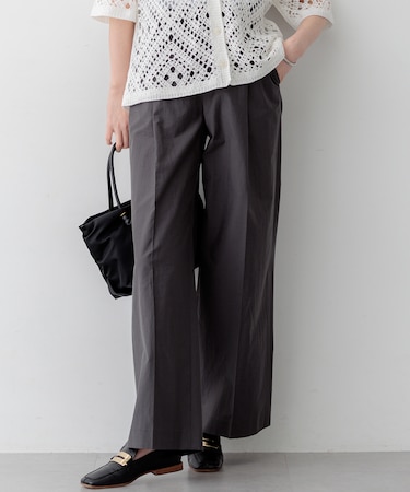 MANTECOブライトワッシャー ワイドパンツ