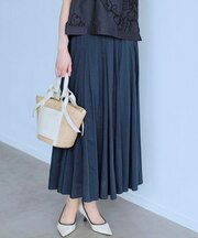 ソフトボリューム ギャザーフレアスカート