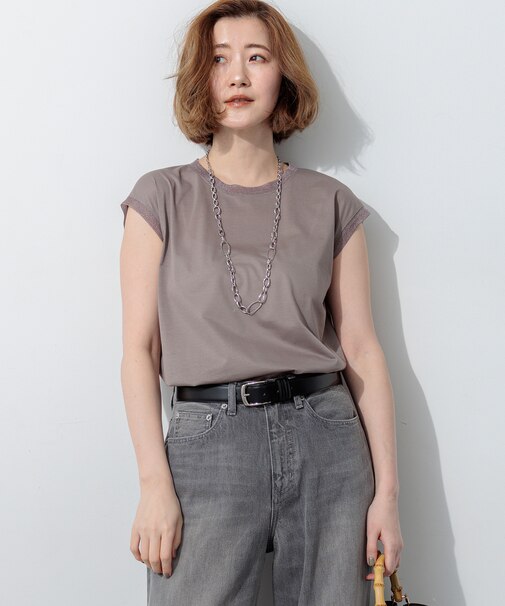 シアースリーブレス Tシャツ