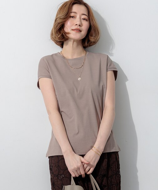 ハイエンド フレンチスリーブ Tシャツ