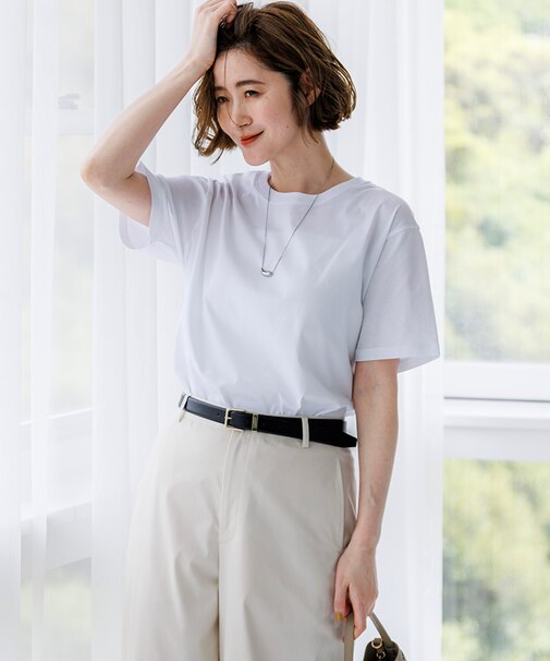 シルキータッチ ベーシック Tシャツ