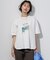 Lauren Rolwing コラボ グラフィックプリント リラクシー Tシャツ