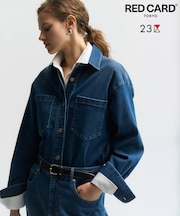 【RED CARD TOKYO×23区】 ストレッチ デニムシャツ