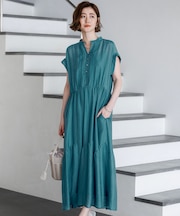 【WEB&一部店舗限定】シアーワッシャー レース ワンピース