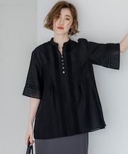 【WEB&一部店舗限定】はしごレース シアー トップス