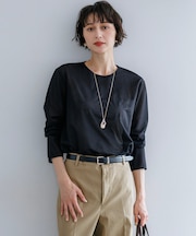 シアー ロングスリーブ Tシャツ