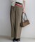 ストレッチギャバ チノ バギーパンツ