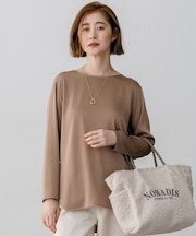 サテン ロングスリーブ Tシャツ