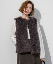 ECOPELウェイビー エコファー ジレ