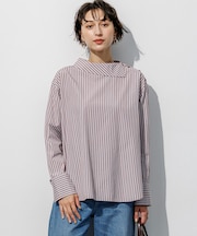 CANCLINI  ボートネックデザイン ブラウス
