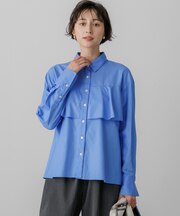 CANCLINI ラッフルフレア ブラウス