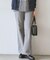 【SLOW/一部店舗限定】コーデュロイ セミフレア パンツ
