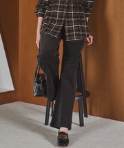 【SLOW/一部店舗限定】コーデュロイ セミフレア パンツ
