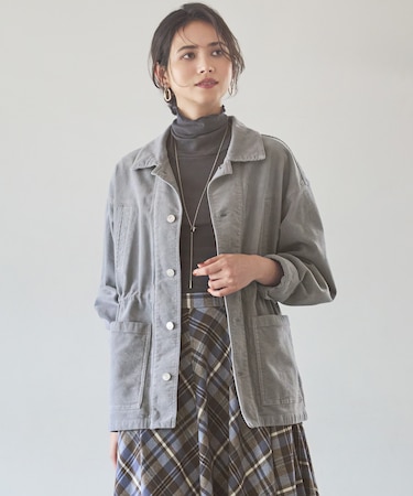 【SLOW/一部店舗限定】コーデュロイ ワークジャケット
