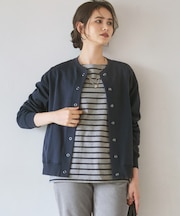 【SLOW/一部店舗限定】ライトダンボール コクーン型 ブルゾン