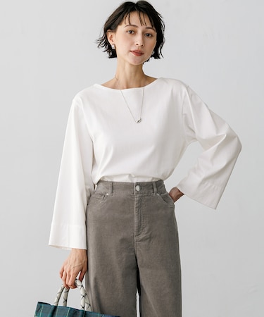 【SLOW/一部店舗限定】ワイドスリーブ Tシャツ