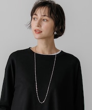 ペタルチェーン ロング ネックレス