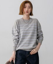 【見上愛さん着用】ピュアカシミヤ クルーネック ニット