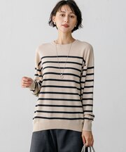 【見上愛さん着用】ピュアカシミヤ クルーネック ニット