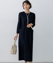 シルケットポンチ ベルト付き ワンピース
