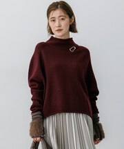 【一部予約/WEB&一部店舗限定カラーあり】カシミヤブレンド ロールネック ニット