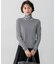 【CLASSY.掲載】スムージーコットン タートルネック ニット