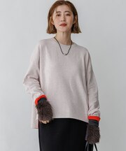 ダブルフェイス リラクシー ニット