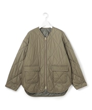【SLOW/一部店舗限定】ノーカラー パデットアウター