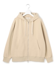 【SLOW/一部店舗限定】ウォームテリー ダブルジップ パーカー