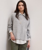 【SLOW/一部店舗限定】メランジニット プルオーバー