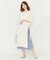 【洗える】H/TCOTTON スリットワンピース