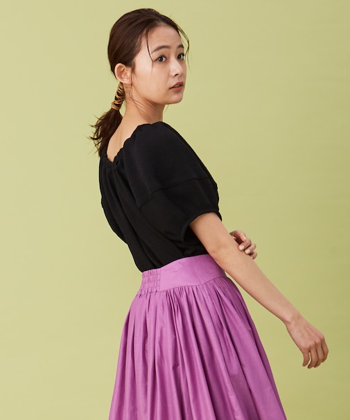 【Rythme KUMIKYOKU】アンティークジョーゼット ブラウス