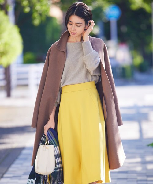 組曲×setsuko sagittaire】カラーウールリバー コート｜クミキョクの