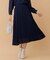 【洗える】ウールライクサキソニー プリーツスカート