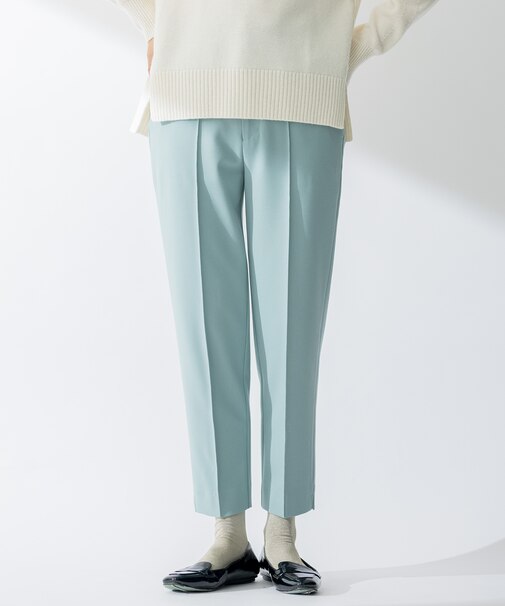 【洗える】2WAYウォームストレッチテーパード パンツ