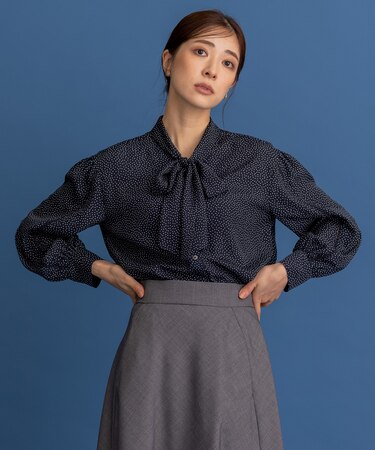 【KUMIKYOKU NAVY】デシンボウタイ ブラウス