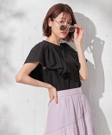 【組曲×setsuko sagittaire】フロッシュフリル Tシャツ