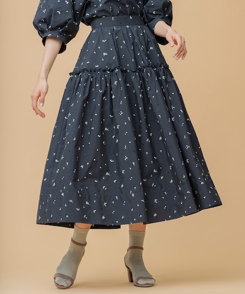 組曲×setsuko sagittaire】ジュエリーボックス刺繍 スカート