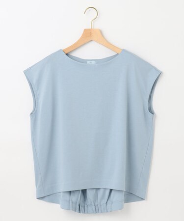 【WEB限定】シルケットポンチフレンチスリーブ カットソー