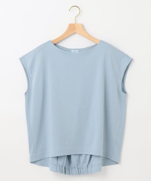 【WEB限定】シルケットポンチフレンチスリーブ カットソー