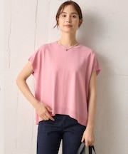 【WEB限定】Tシャツライク サマーニット