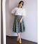 【23AW】フラワープリント ドラマティック スカート