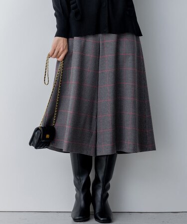 T/Rツイルストレッチ フレアパンツ