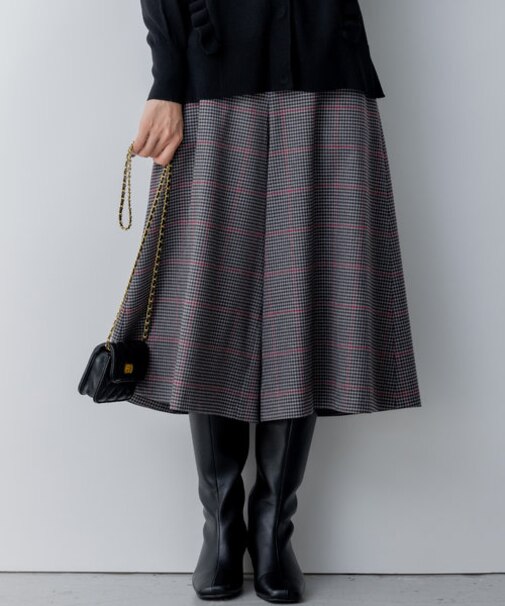 T/Rツイルストレッチ フレアパンツ