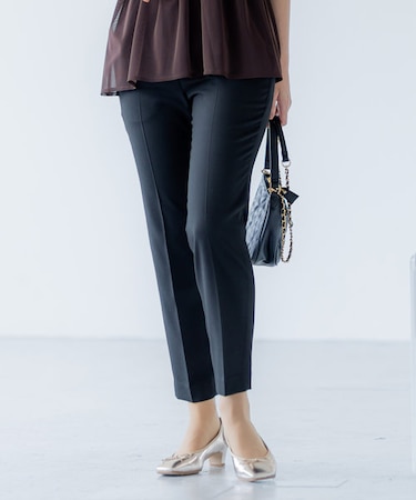 【WEB限定】T/Rツイルストレッチ テーパードパンツ