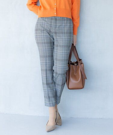 【WEB限定】T/Rツイルストレッチ テーパードパンツ