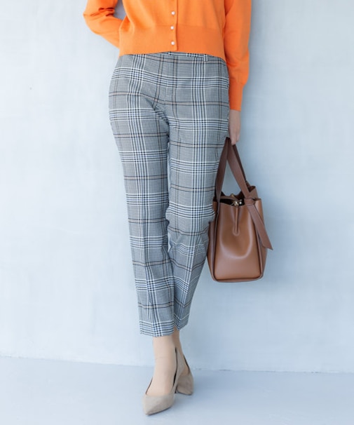 【WEB限定】T/Rツイルストレッチ テーパードパンツ