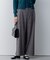 T/Rツイルストレッチ ワイドパンツ