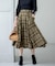 シアーツイルチェック フレアスカート