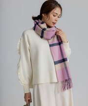 【Oggi12月号掲載】ウールマルチチェックストール